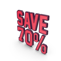 Save Percentage 070 PNG & PSD Images
