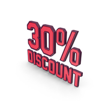 Discount Percentage 30 PNG & PSD Images
