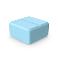 Square Blue Pill PNG & PSD Images