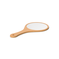 Wooden Hand Mirror PNG & PSD Images