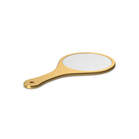 Gold Hand Mirror PNG & PSD Images