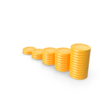 Cartoon Gold Coin Growing Savings PNG & PSD Images