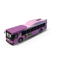 Gillig Low Floor Diesel Electric Hybrid Bus PNG & PSD Images