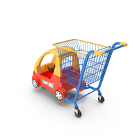 Supermarket Toy Car Shopping Trolley PNG & PSD Images