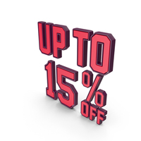 Up To Off Percentage 15 PNG & PSD Images