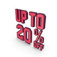 Up To Off Percentage 20 PNG & PSD Images