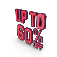 Up To Off Percentage 60 PNG & PSD Images