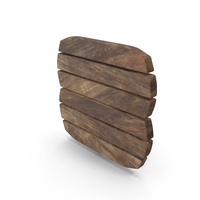 Square Wooden Plaque PNG & PSD Images