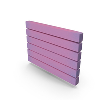 Pink Rectangular Plaque PNG & PSD Images