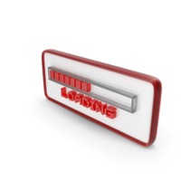 Red Dual Sided Game Loading Progress Bar Symbol PNG & PSD Images