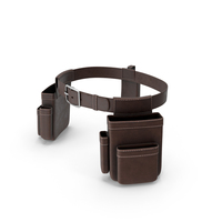 Brown Leather Tool Belt PNG & PSD Images