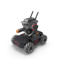 DJI RoboMaster S1 Red PNG & PSD Images