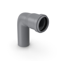 Grey 90 Degree PVC Pipe PNG & PSD Images