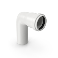 White 90 Degree PVC Pipe PNG & PSD Images