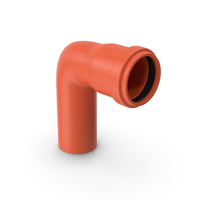 Red 90 Degree Plastic Pipe PNG & PSD Images