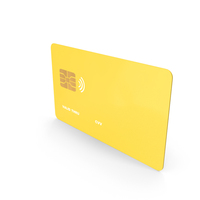 Blank Yellow Credit Card PNG & PSD Images