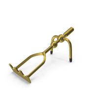 Billiards Pool Brass Extended Spider Rest Head PNG & PSD Images