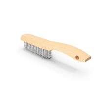 Wooden Handle Steel Wire Brush PNG & PSD Images