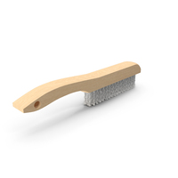 Wooden Handle Steel Wire Brush PNG & PSD Images