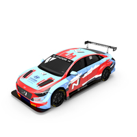 Hyundai Elantra N TCR Lukoil Racing Team PNG & PSD Images