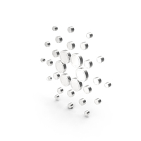 Silver Cardano Symbol PNG & PSD Images
