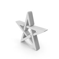 White Star Symbol PNG & PSD Images