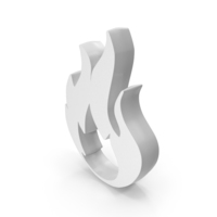 White Fire Alarm Symbol PNG & PSD Images