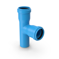Blue PVC Tee Pipe PNG & PSD Images