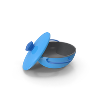 Blue Open Cooking Pot PNG & PSD Images