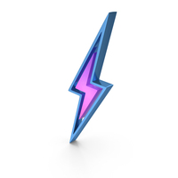 Pink Blue Bolt Logo PNG & PSD Images