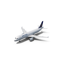 Airbus A320 United Airlines PNG & PSD Images