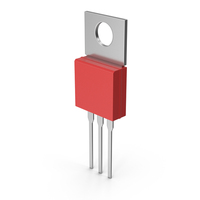 Red Power Resistor PNG & PSD Images