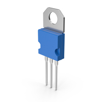 Blue Power Resistor PNG & PSD Images