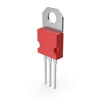 Red Power Resistor PNG & PSD Images