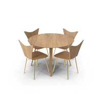 Modern Dining Table Four Seater PNG & PSD Images