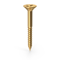 Gold Screw PNG & PSD Images