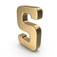 Letter S Gold PNG & PSD Images
