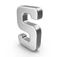 Silver Letter S PNG & PSD Images