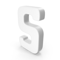 Letter S White PNG & PSD Images