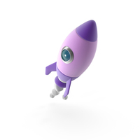 Cartoon Rocket Icon PNG & PSD Images