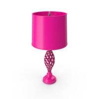 Pink Table Lamp PNG & PSD Images