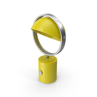 Yellow Semicircular Lamp PNG & PSD Images