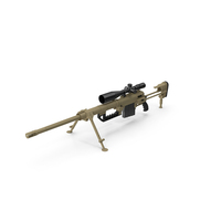 CheyTac M200 Long Range Sniper Rifle System Desert PNG & PSD Images