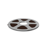 Audio Reel to Reel Spool with Tape PNG & PSD Images