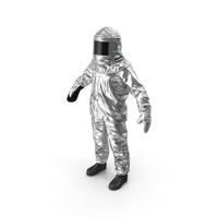 Aluminized Chemical Protective Suit PNG & PSD Images
