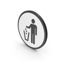 Circular Litter Symbol PNG & PSD Images