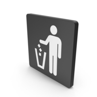 Black & White Cleanliness Symbol PNG & PSD Images