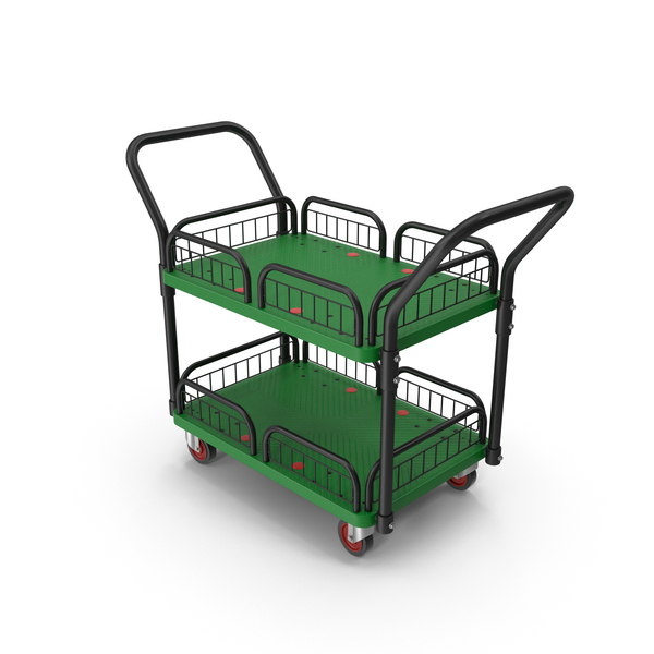 New Green Plastic Platform Trolley PNG & PSD Images
