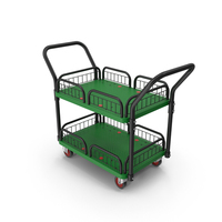 New Green Plastic Platform Trolley PNG & PSD Images