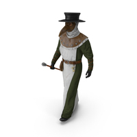 Walking Plague Doctor PNG & PSD Images